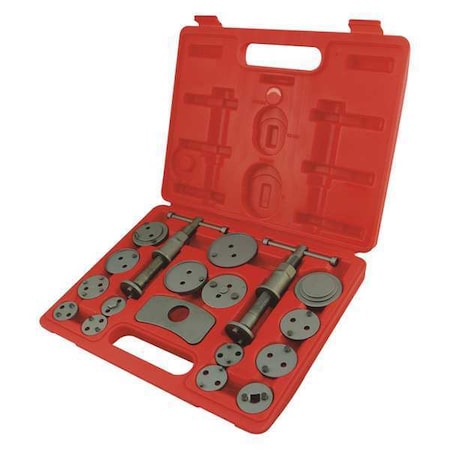Astro Pneumatic Brake Caliper, Wind Back Tool Set, 18 pcs. 78618