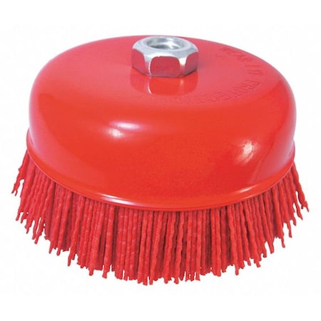 Astro Pneumatic 6 in  Nylon Brush, 5/8" Thread 4546