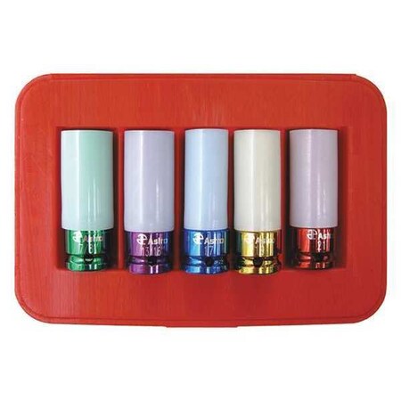 Astro Pneumatic Lug Nut Set, No Scratch, 5 pcs. 7835