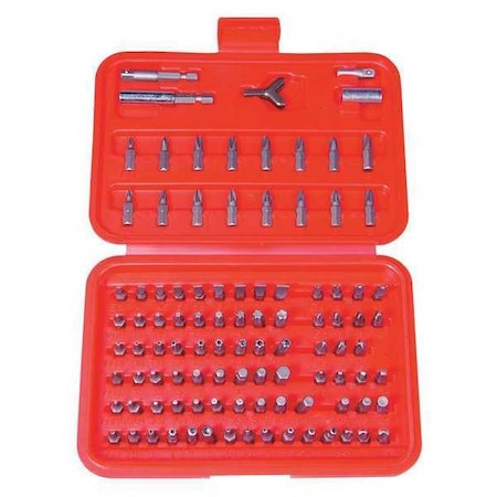 Astro Pneumatic Professional Screwdriver Bit Set, 100pcs. 9448