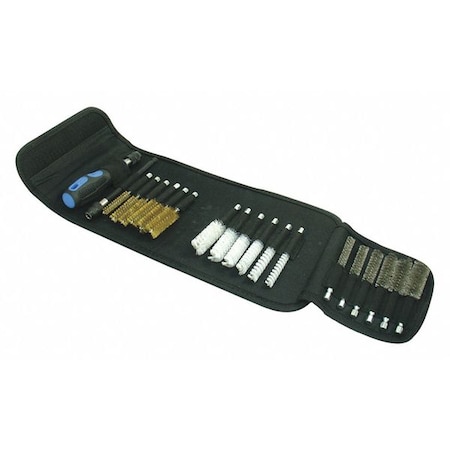 Astro Pneumatic Wire Brush Set, 20 pcs. 9020