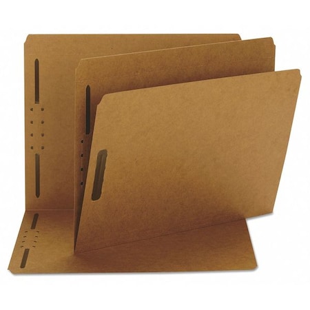Smead Pressboard Folder Straight Cut, Letter, Brown, PK50 14813