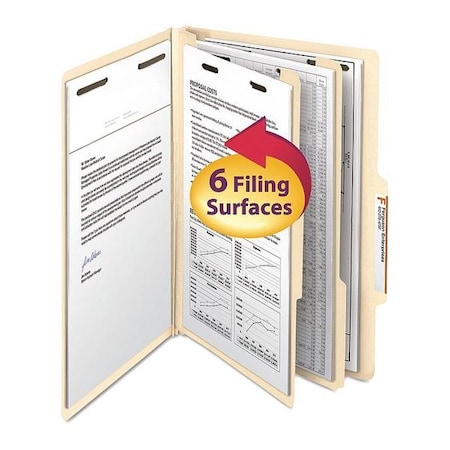 Smead Classification Folder, Manila, PK10 19000