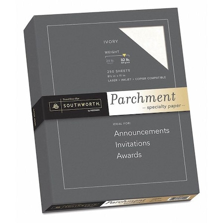 Southworth Paper, Parchment 32No, Ivory, PK250 J988C