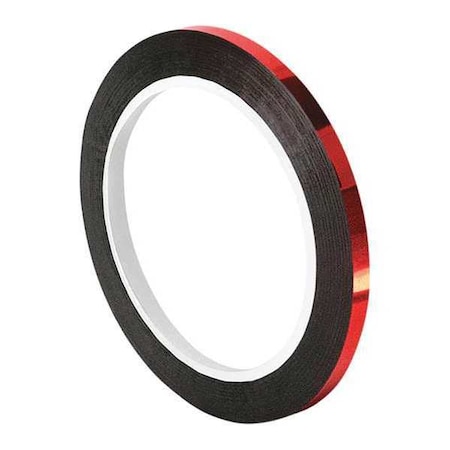 3M Polyester Film Tape, Red, 1/2"x72yd. 3M 850 0.5 X 72YD - RED