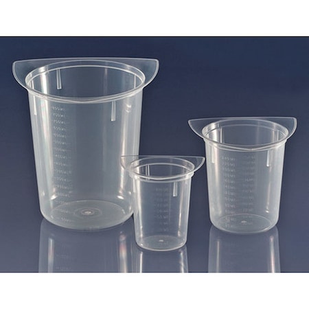 Globe Scientific Beaker, Three Corner, 400mL, Pp, PK100 3633