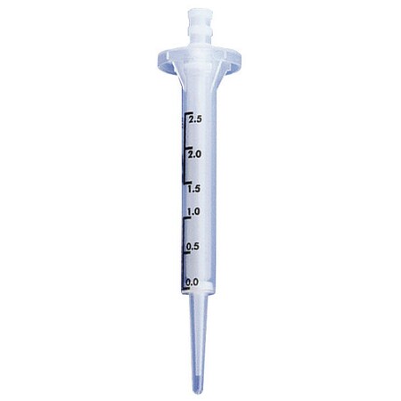 Globe Scientific Dispenser Tip, 2.5mL, PK100 3903