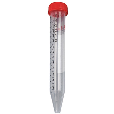 Globe Scientific Centrifuge Tube, High Perform, 15mL, PK500 6295