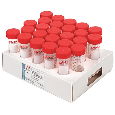Globe Scientific Centrifuge Tube, High Perform, 50mL, PK500 6298