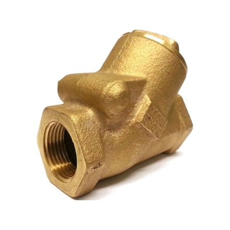 Milwaukee Valve 1" FNPT Bronze Swing Y Check Valve 509Y 1"
