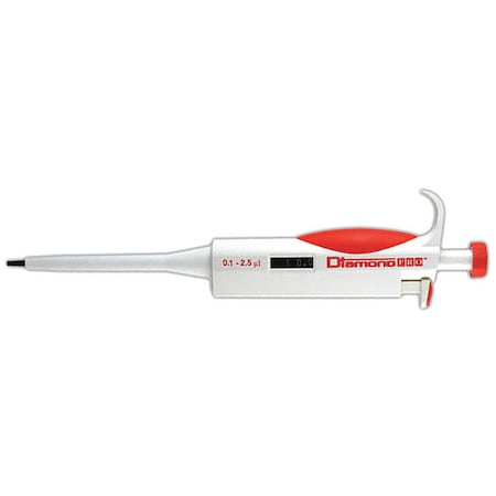 Globe Scientific Pipette, Adjustable, 0.1-2.5uL 3311-1