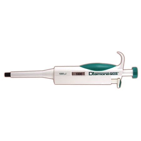 Globe Scientific Pipette, Adjustable, 1000uL (1mL) 3312-1000