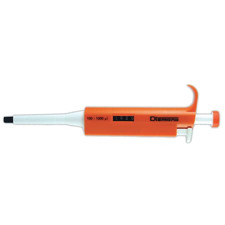 Globe Scientific Pipette, Adjustable, 100 - 1000uL 3301-1000