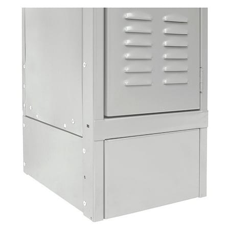 Hallowell Closed Side Base, 12"X6", 711 Light Gray KCSB12PL