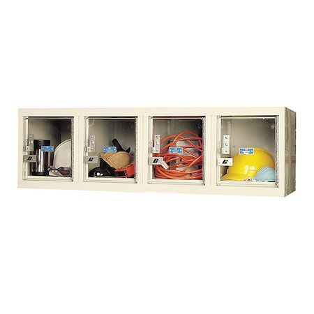 Hallowell Safety View Plus Locker, 48"X18"X14-3/4" USVP1482-4WMPT