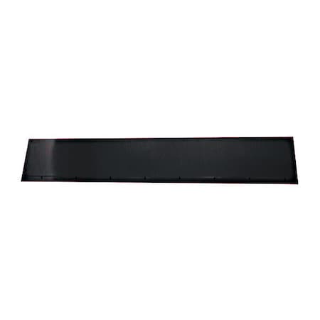 Hallowell Universal End Panel, 12"X72", 708 Black KMP1272ME