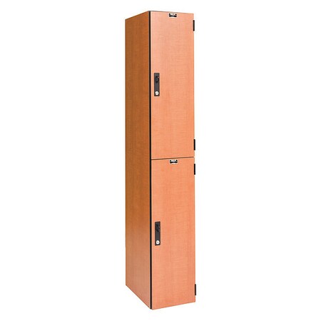 Hallowell VersaMax Locker, 12"X18"X72", Dbl Tier PHL1282-2A-K-FA