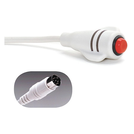 Crest Healthcare Call Cord, White, 7 ft. L 9928W-7