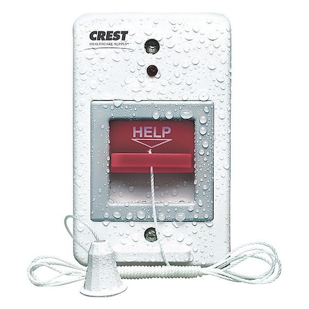 Crest Healthcare Waterproof Pull Cord Station, For Rauland PCS113C