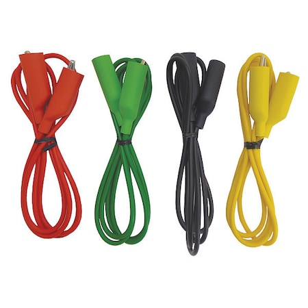 Test Products Intl Jumper leads, 4 color straight TLS2010