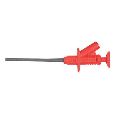 Test Products Intl Plunger Clip, Male Banana Plug, 147mm, Red A069R