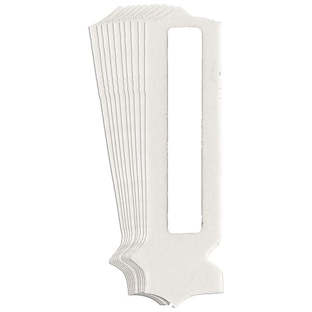 Brady LetterLabel, 1-3/4inH, 3/8inW, PK10 5040P-I