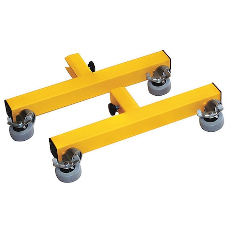 Versa-Guard Add-On Locking Caster Feet, Yellow VG-1030