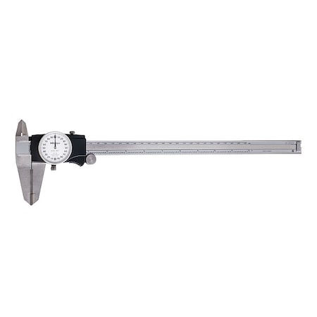 Mitutoyo Caliper Dial, OD, Carbide, .2"/Rev 0-12" 505-750