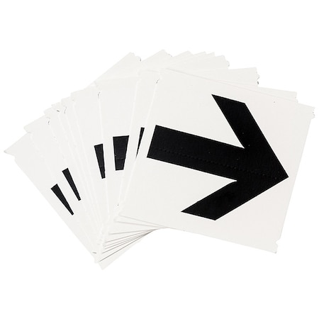 Brady SymbolLabel, Polyester, 2inH, 2-1/2inW, PK10 5050P-ARO