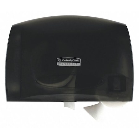 Scott Essential Coreless Jumbo Roll Toilet Paper Dispenser (09602), Black, 14.25" x 9.75" x 6.00" (Qty 1) 09602