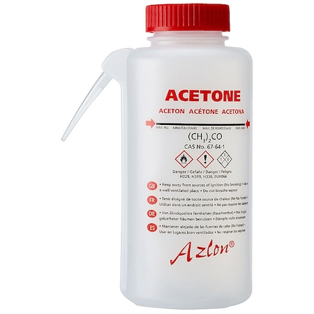 Dynalon Wash Bottle, 500 mL, 75 mm Dia, PK5 WGW802P