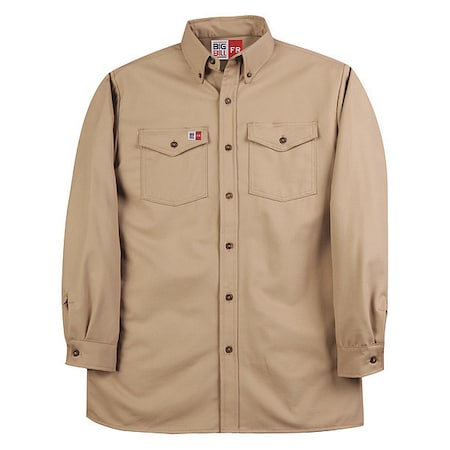 Big Bill Shirt, Fire-Resistant, Khaki 147BDUS7-MR-KAK