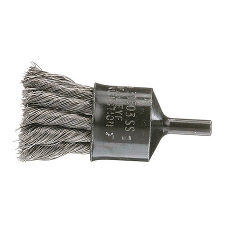 OSBORN Knot Wire End Brush, 3/4", 0003043200 0003043200