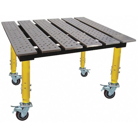Buildpro Modular Welding Table, Adj. Legs, 4x3 ft. TMQRC54738