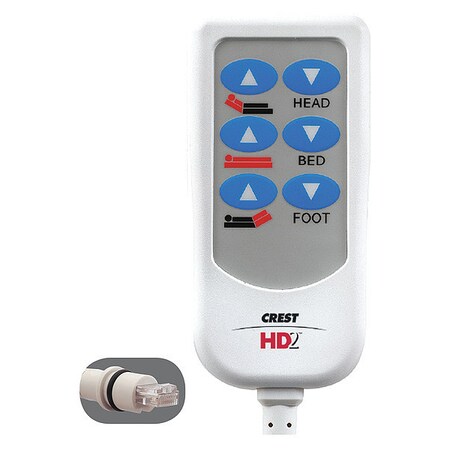 Crest Healthcare Bed Control, HD2, For Joerns EasyCare Beds BCAJ604