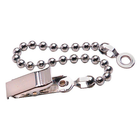 Crest Healthcare Security Clip/6" Bead Chain, PK10 93990BC