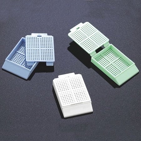 Globe Scientific Biopsy Cassette, 30 deg., Green, PK1000 1091G