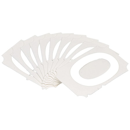 Brady LetterLabel, Polyester, 2inH, 1-3/4inW, PK10 5080P-O