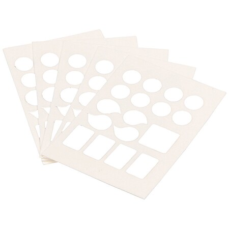 Brady PunctuationLabelSet, 2inH, 1-7/8inW, PK10 5080P-PUN