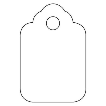 Partners Brand Merchandise Tags, 1 3/4" x 2 7/8", White, PK1000 G26009