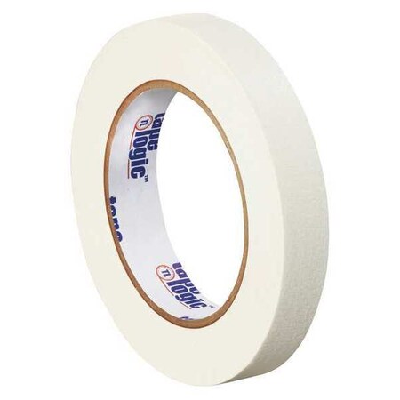 Tape Logic Masking Tape, 3/4x60 yd., White, PK12, 3/4" W x 60 yds L, White, 12 PK T93400312PKW