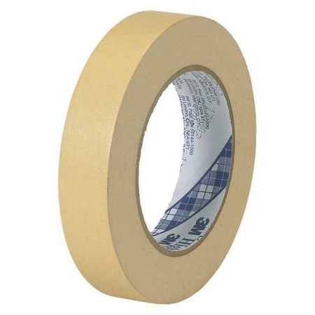 3M Masking Tape, 3x60 yd., Natural, PK12, 3" W x 60 yds L, Natural, 12 PK T9382307