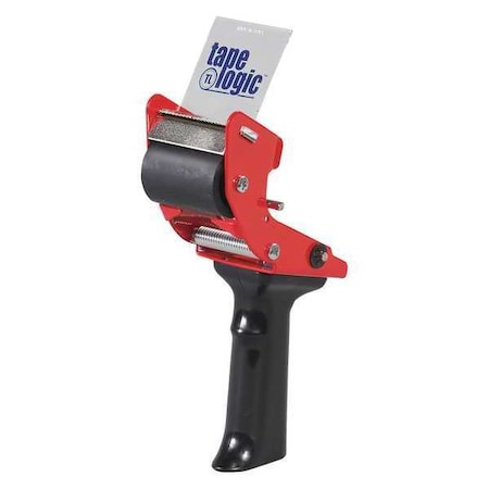Tape Logic Tape Dispenser, Pistol, Steel/Plastic, Red/Black TDEC2