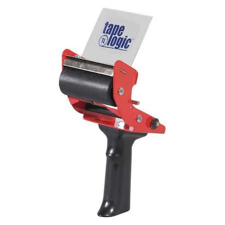 Tape Logic Tape Dispenser, Pistol, Steel/Plastic, Red/Black TDEC3