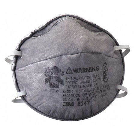 3M Disposable Respirator, Universal, PK120 OCS8247