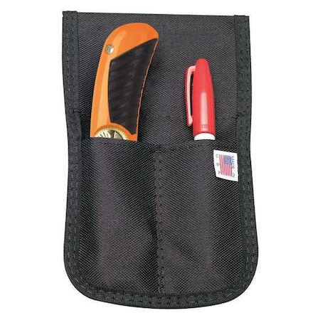 Partners Brand Holster, Nylon, Black, PK6, General Purpose 6 PK KN146