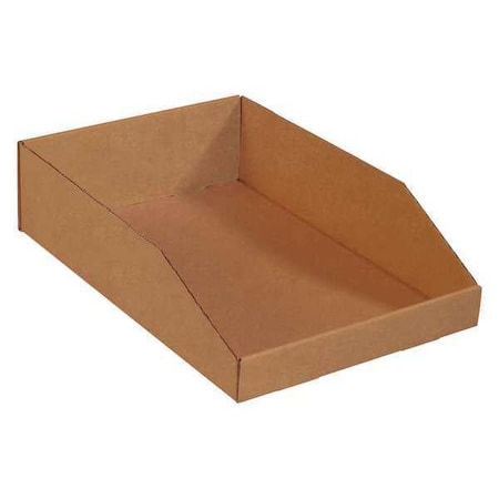 Partners Brand Storage Bin, Brown, 50 PK BINEB1812K