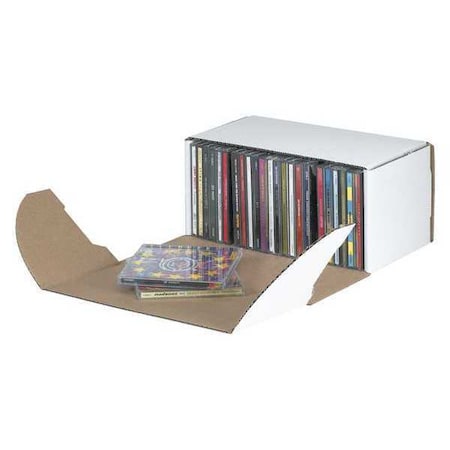 Partners Brand Outside Tuck Mailers, 10 5/16" x 5" x 5 9/16", White, 50/Bundle MEZ1055