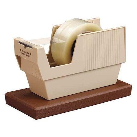 Scotch 3M P-52W Table Top Dispenser, 3" Core, Tan, 1/Each TD3MP52W