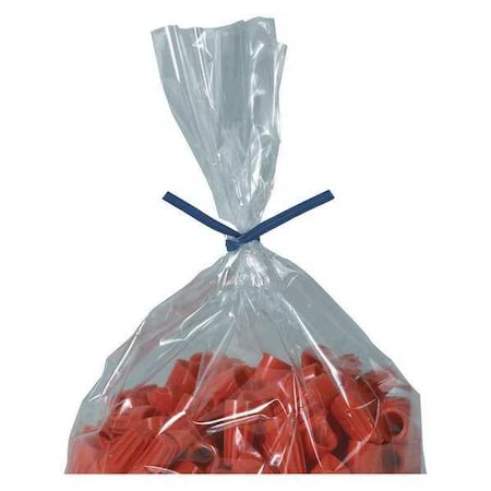 Partners Brand Paper Twist Ties, 8" x 5/32", Blue, PK2000 PBT8B